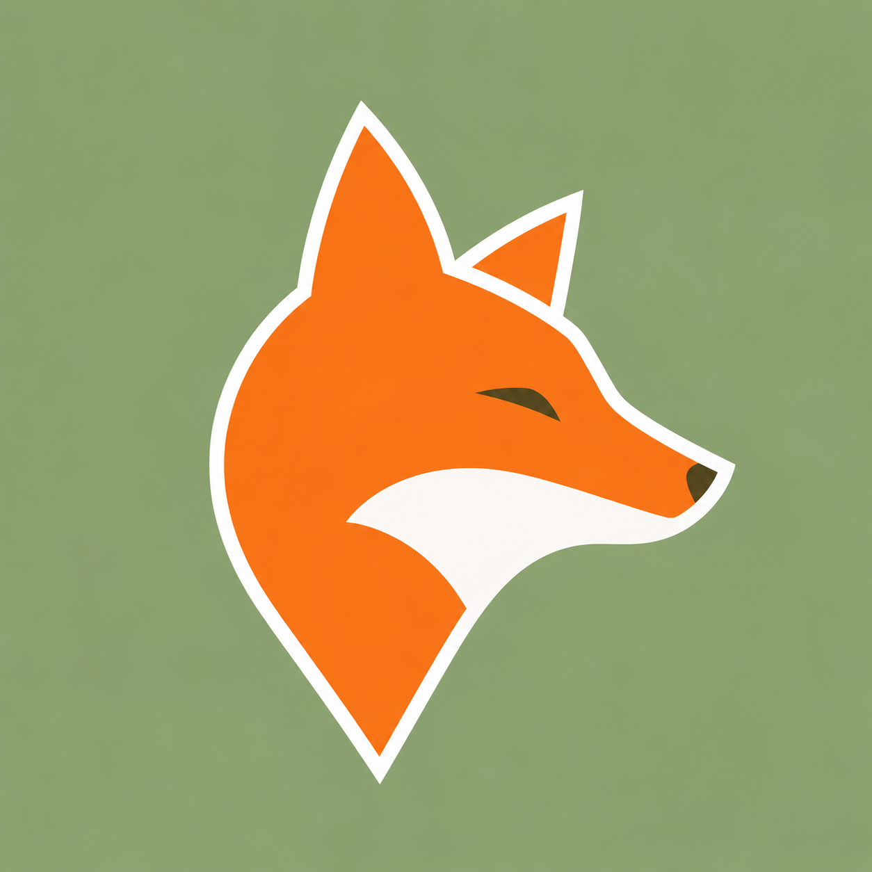 Lapė Maps programėlės logotipas (lapės galva)